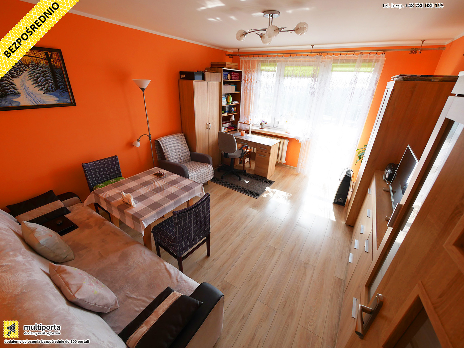 Mieszkanie na sprzedaż, pokoje: 2, cena: 405 000,00 PLN, Kraków, kontakt: PL +48 780 080 195