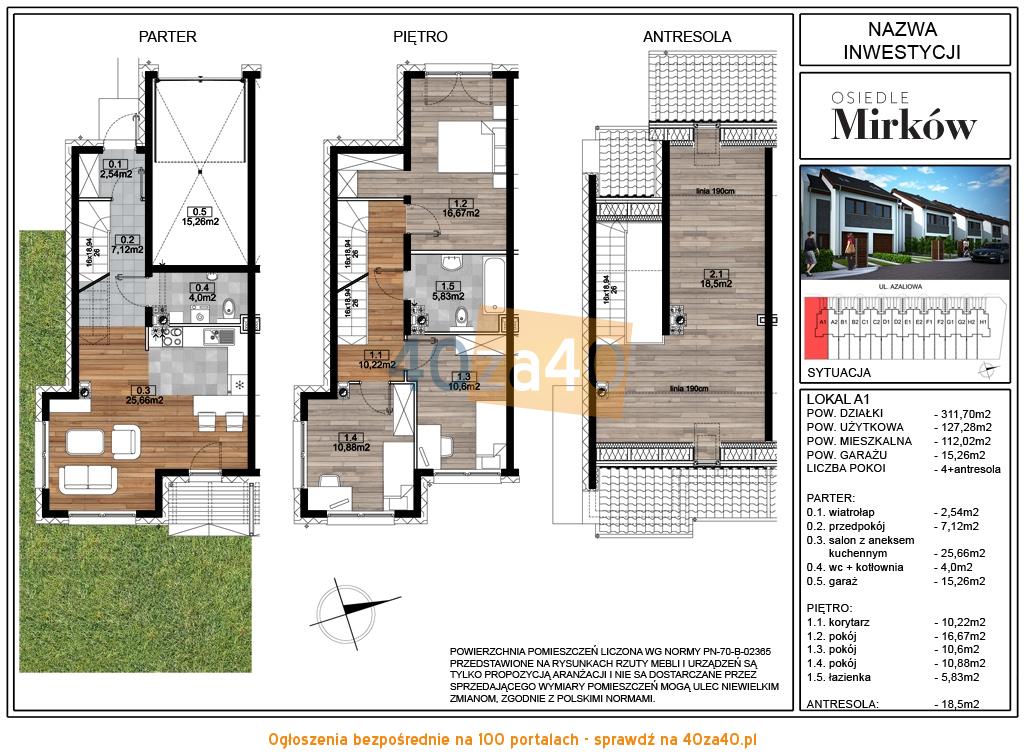 Dom na sprzedaż, powierzchnia: 122 m2, pokoje: 5, cena: 364 700,00 PLN, Wrocław, kontakt: +48 537 404 467