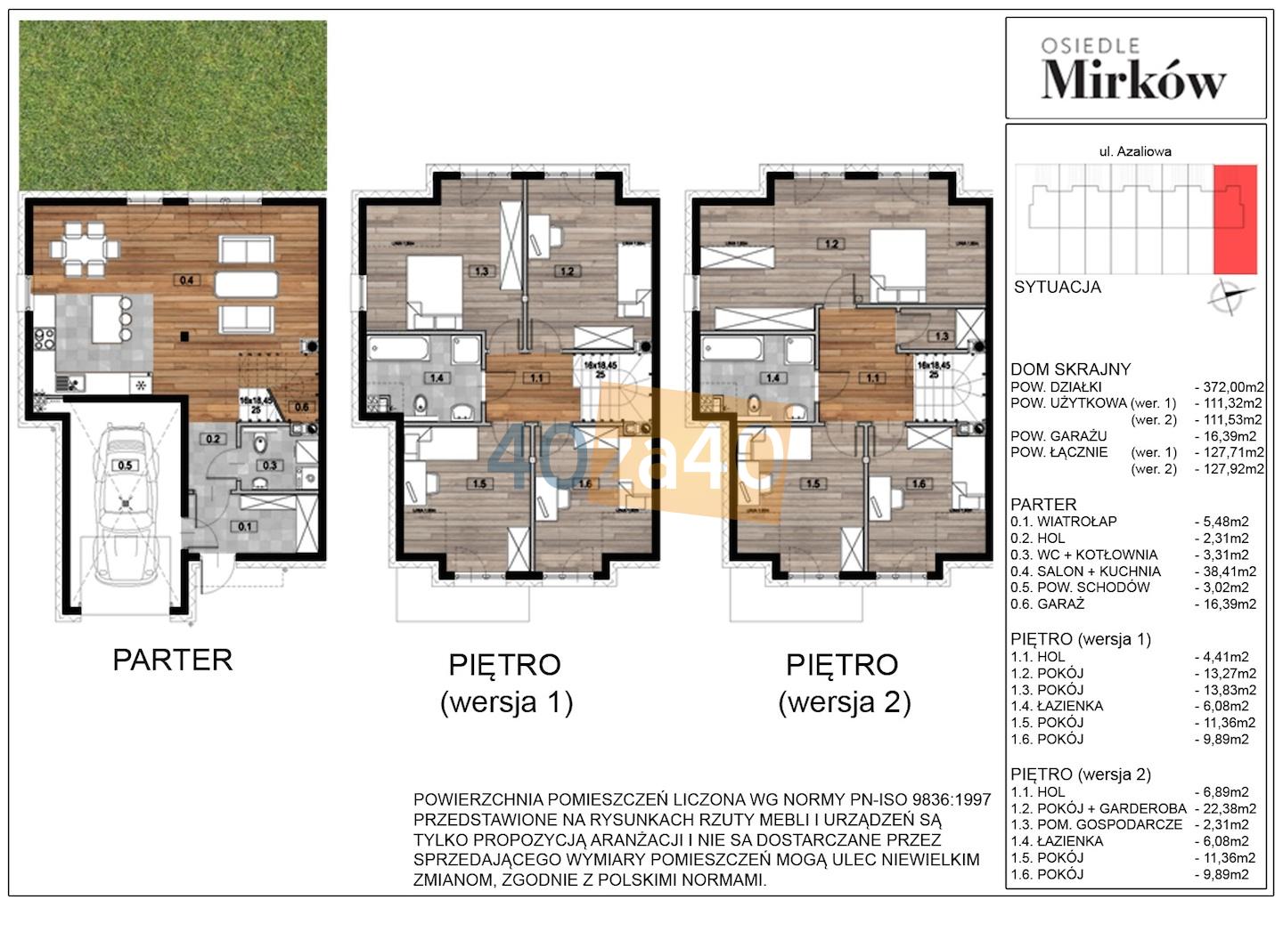 Dom na sprzedaż, powierzchnia: 118 m2, pokoje: 5, cena: 399 900,00 PLN, Mirków, kontakt: 730-065-201