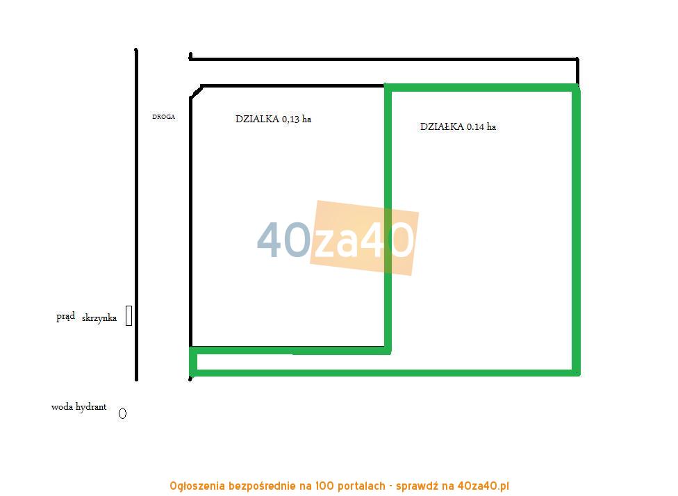 Działka na sprzedaż, 1400 m2, cena: 182 000,00 PLN, Siedlakowice, kontakt: 782683350