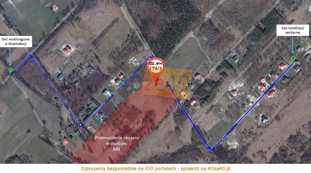Działka na sprzedaż, 1500 m2, cena: 125 000,00 PLN, Grodzisk Mazowiecki, kontakt: 795188934