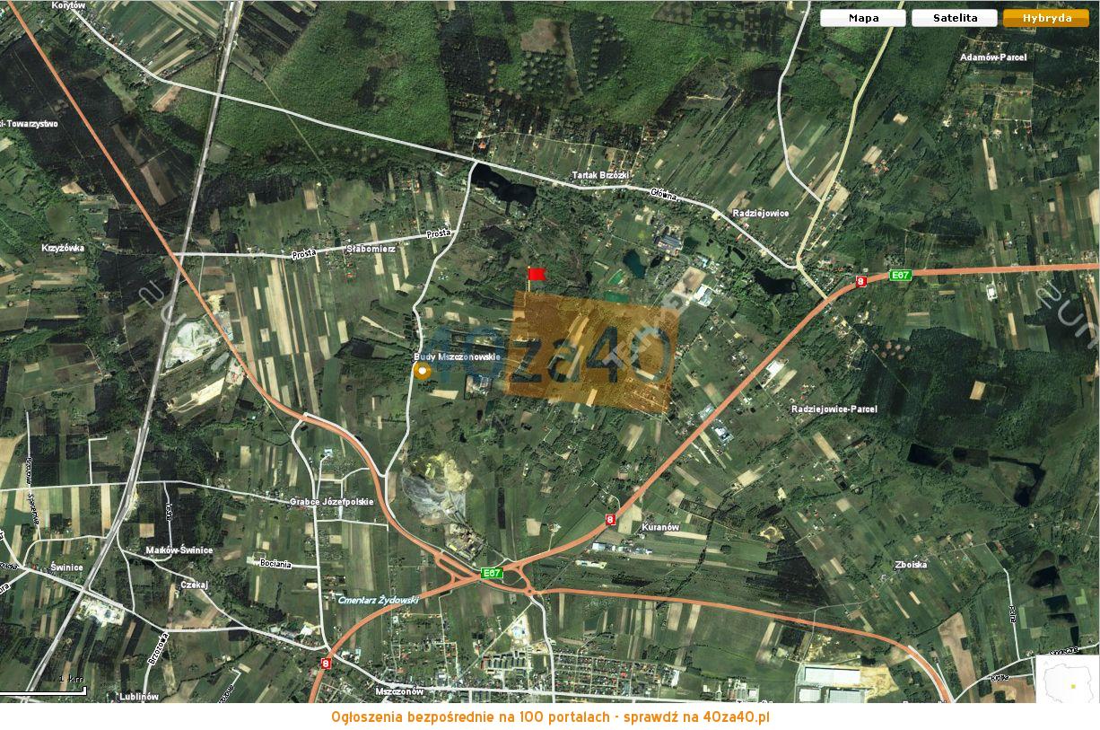 Działka na sprzedaż, 1500 m2, cena: 84 000,00 PLN, Budy Mszczonowskie, kontakt: 501091389