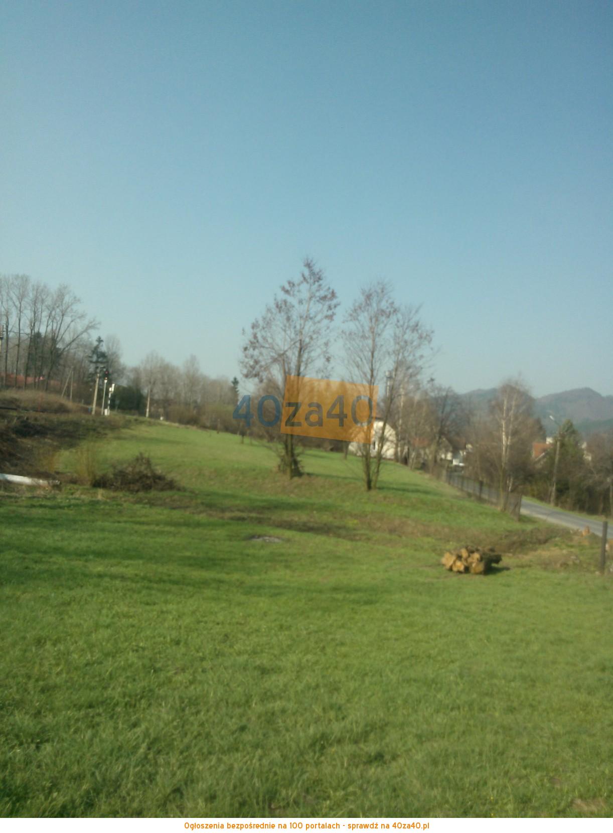 Działka na sprzedaż, 1841 m2, cena: 120 000,00 PLN, Węgierska Górka, kontakt: 600939277