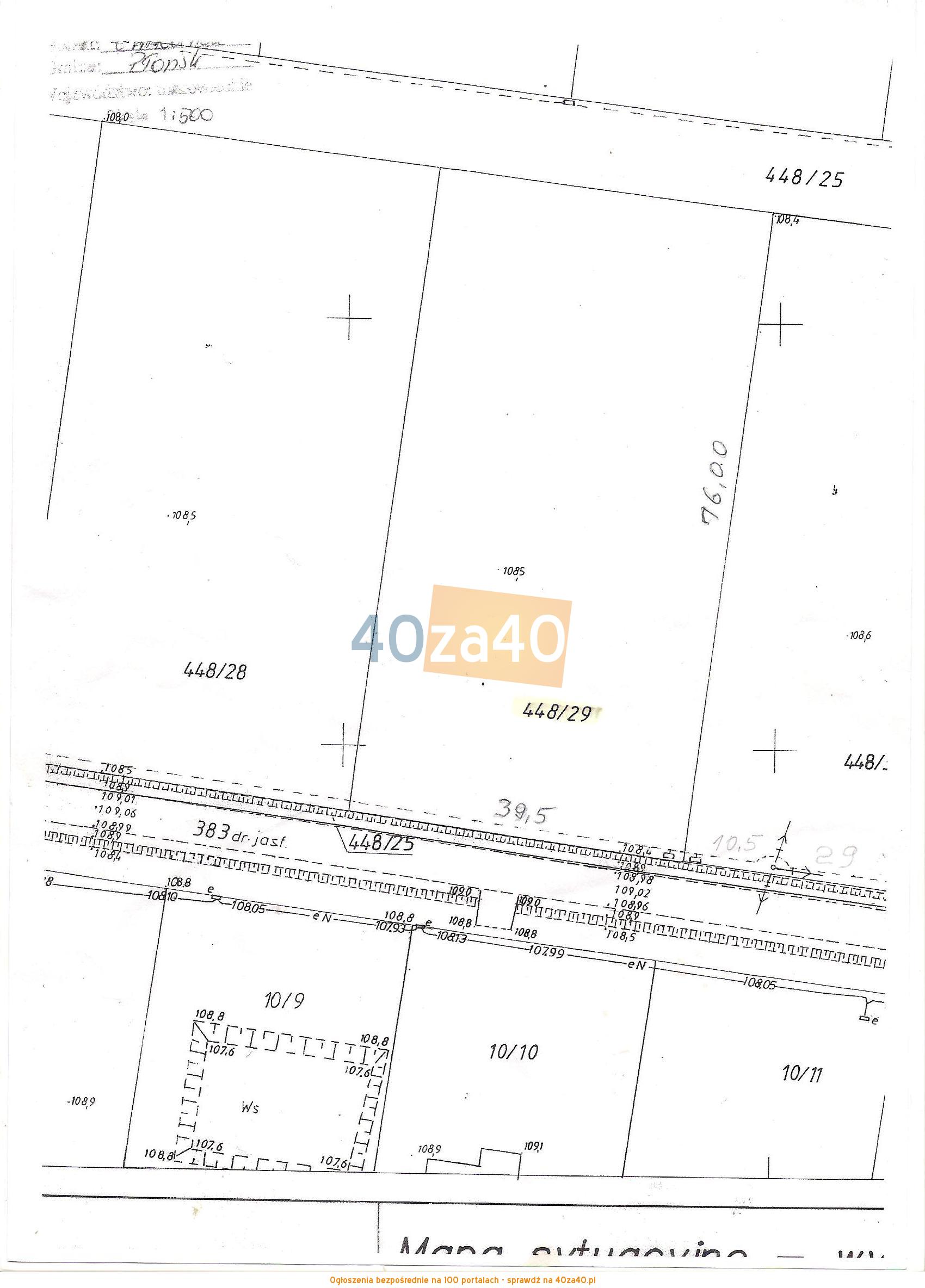 Działka na sprzedaż, 3000 m2, cena: 45 000,00 PLN, Ćwiklinek, kontakt: 695 056 556
