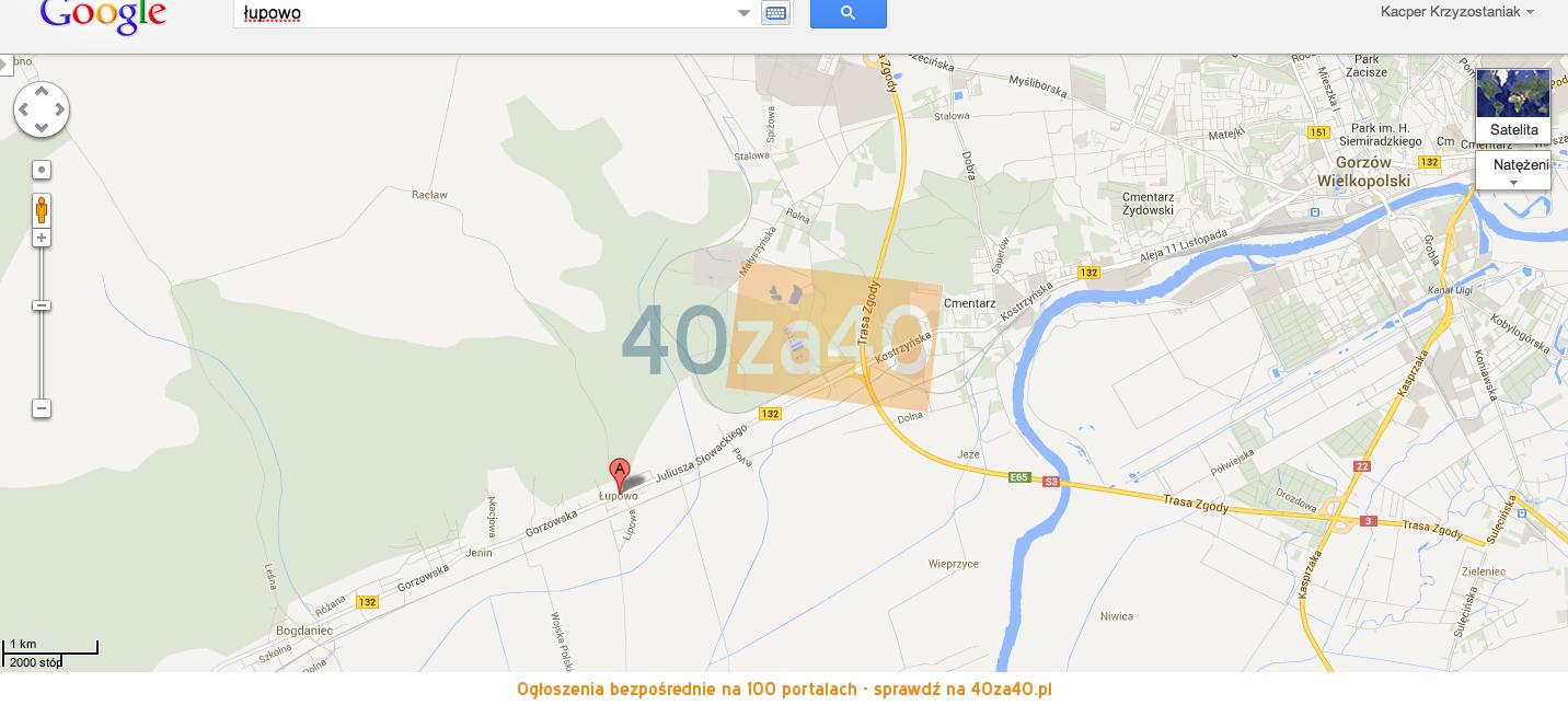 Działka na sprzedaż, 3269 m2, cena: 49 500,00 PLN, Łupowo, kontakt: 797020920