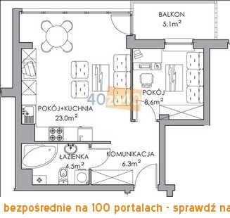 Mieszkanie do wynajęcia, pokoje: 2, cena: 1 400,00 PLN, Łódź, kontakt: 608678315