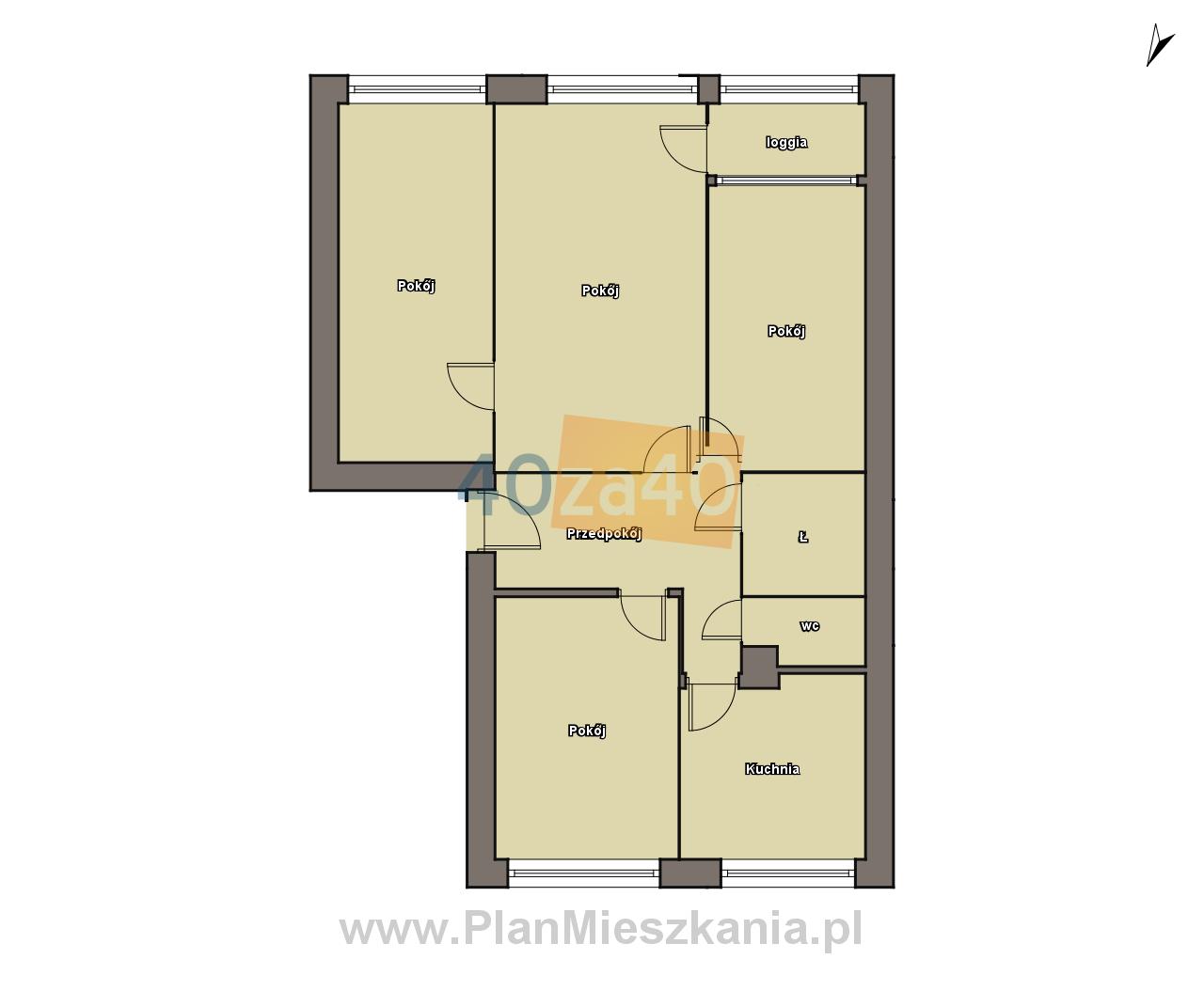 Mieszkanie do wynajęcia, pokoje: 4, cena: 500,00 PLN, Lądek-Zdrój, kontakt: 606704012