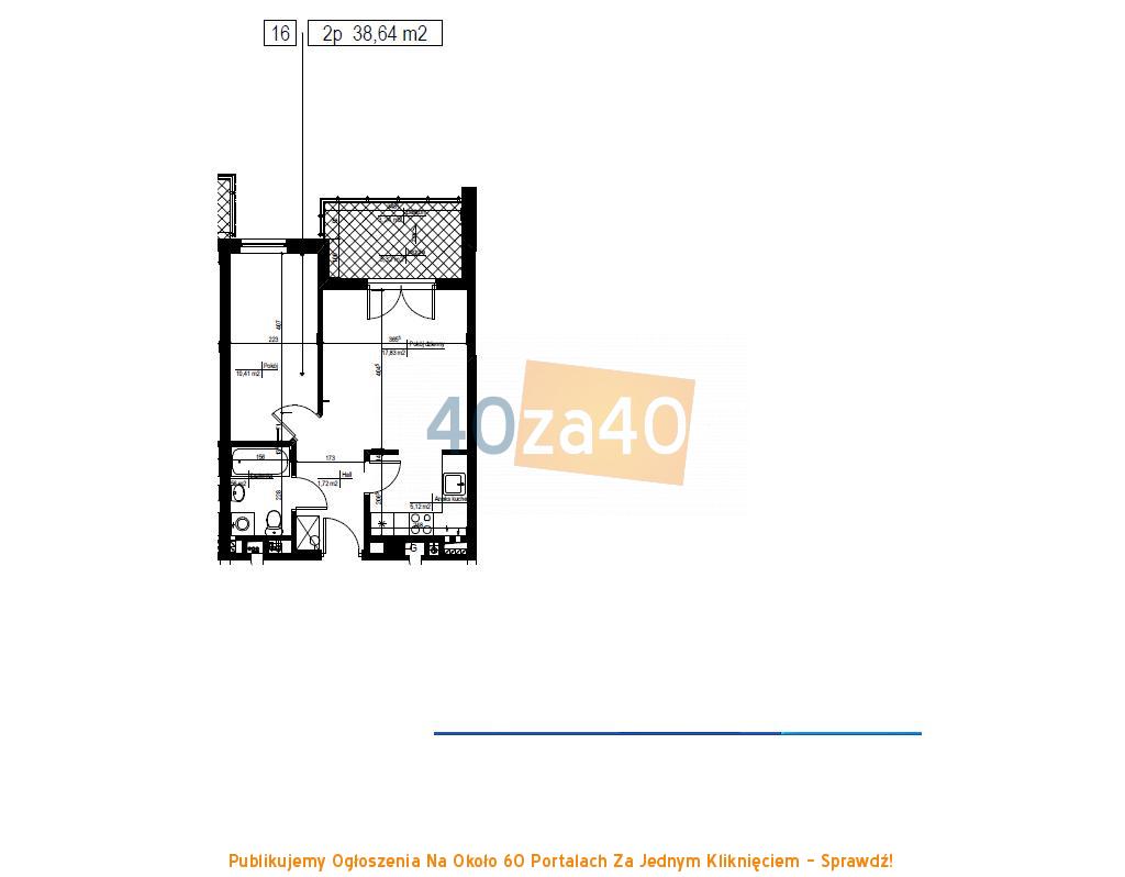 Mieszkanie na sprzedaż, pokoje: 2, cena: 208 754,00 PLN, kontakt: 502102745