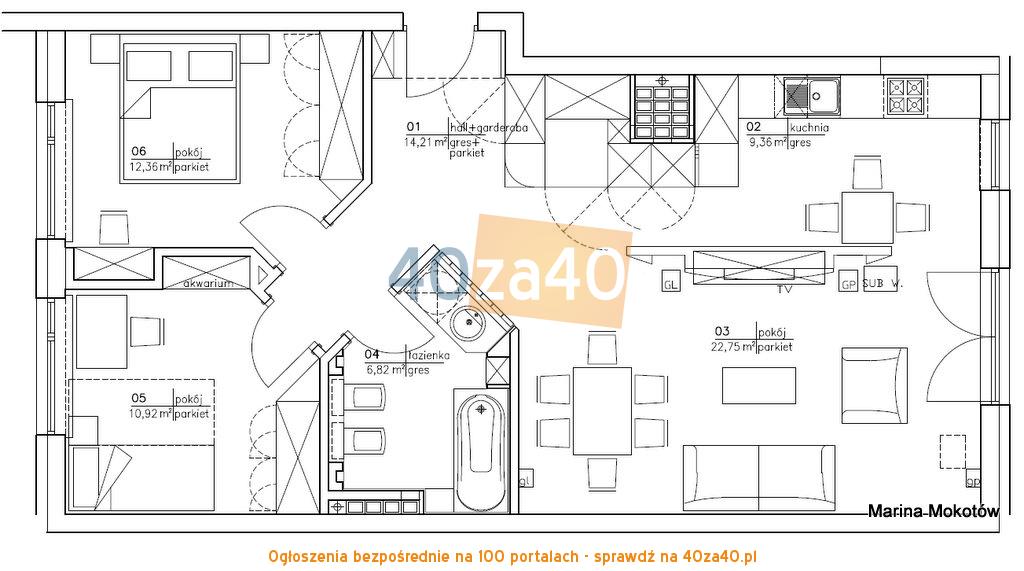 Mieszkanie na sprzedaż, pokoje: 3, cena: 860 000,00 PLN, Warszawa, kontakt: 605-592-772